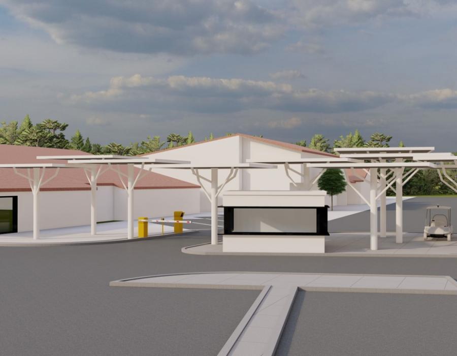 Autokamp San Marino - zona ulaza u kamp