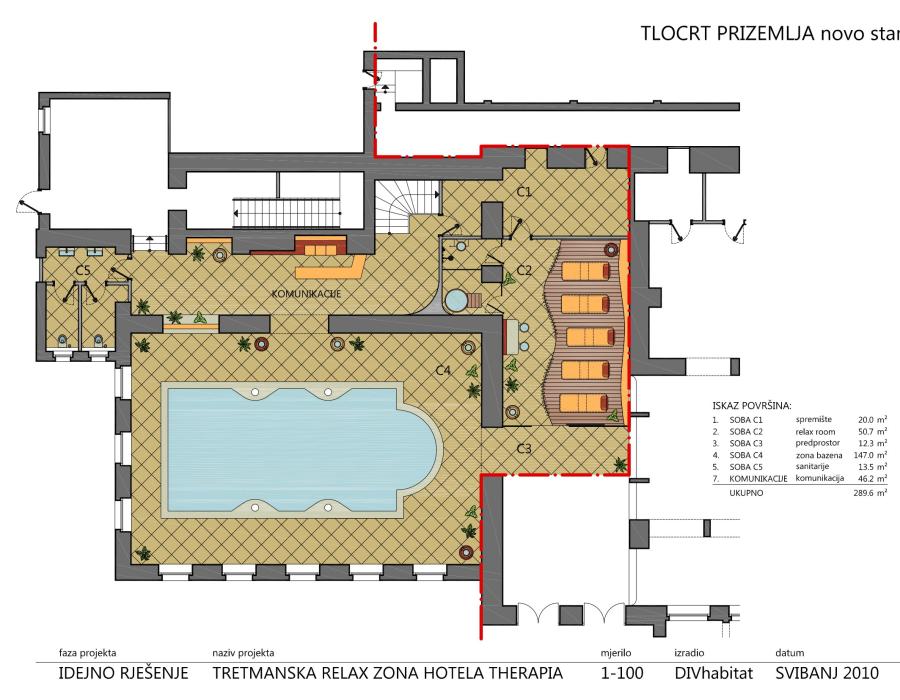 Tretmanska relax zona - Hotel Therapia